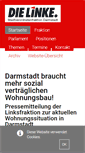 Mobile Screenshot of linksfraktion-darmstadt.de